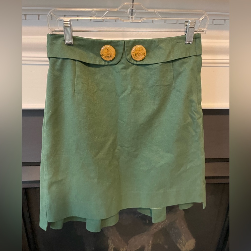 ✨Vintage✨ Anthropologie Elevenses pleated back pencil skirt